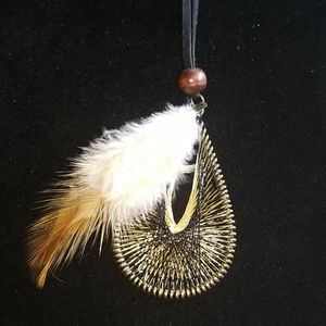 Boho Feather Necklace